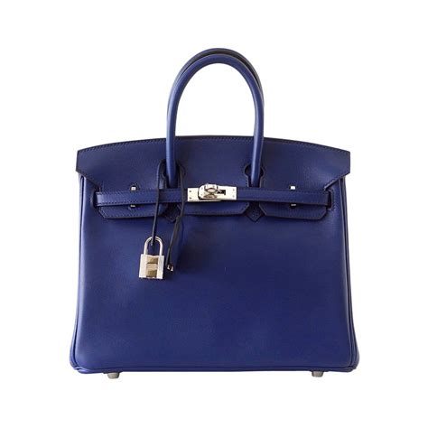 hermes birkin 25 blue sapphire